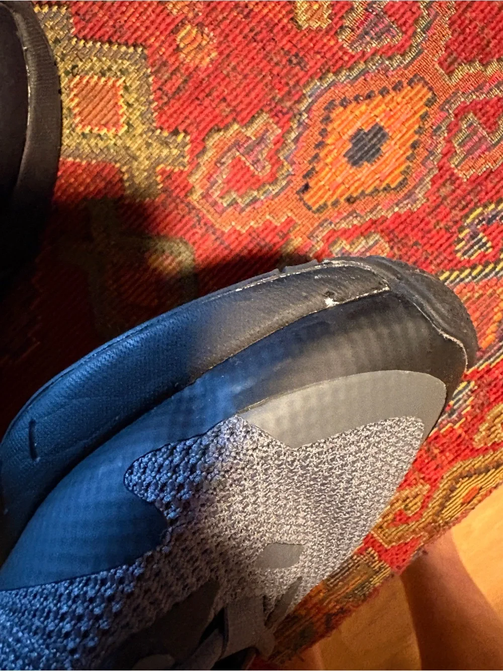 Men's Gray and Yellow Athletic Sneakers